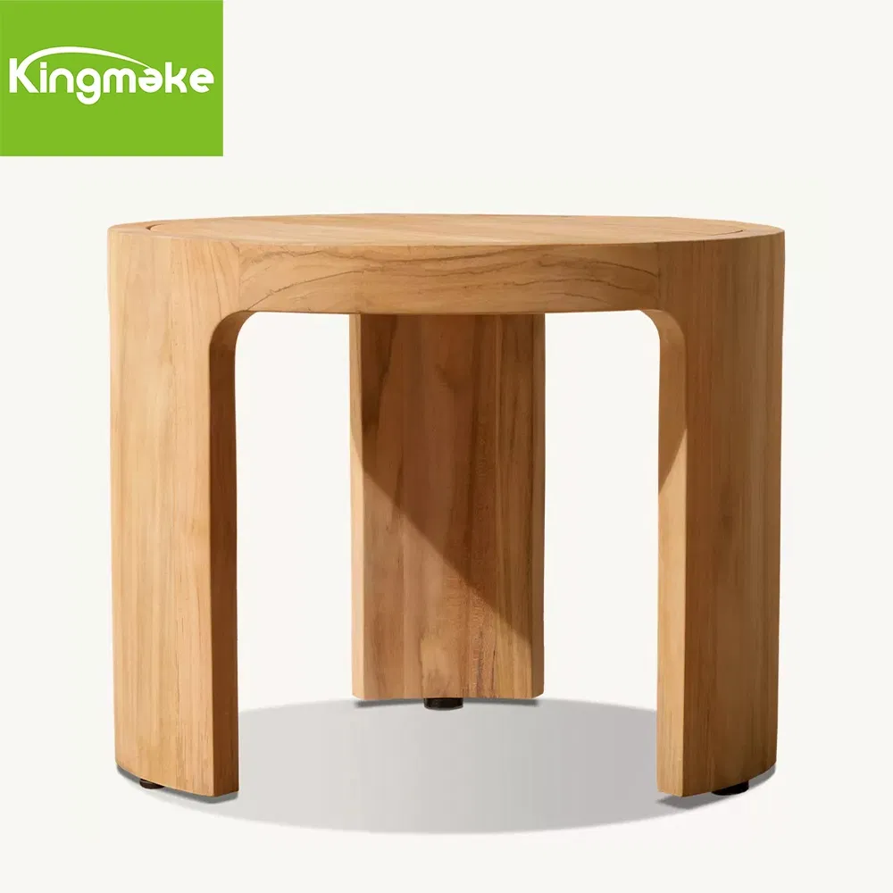 Modern Luxury Outdoor Sun Bed Solid Wood Beach Furniture Pool Lounger