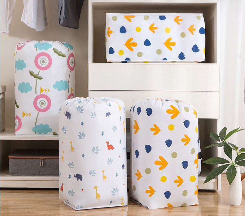 PEVA Large Capacity Clothes Storage Home Storage Organization