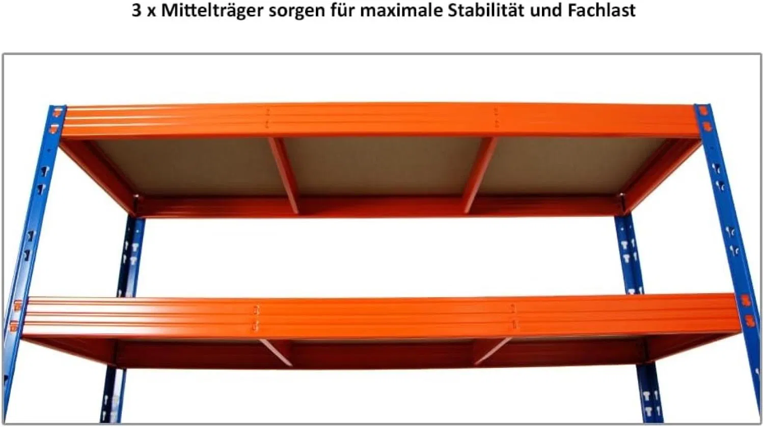 Heavy Duty Powder-Coated 4-Tier Storage Shelving Unit for Home and Garage