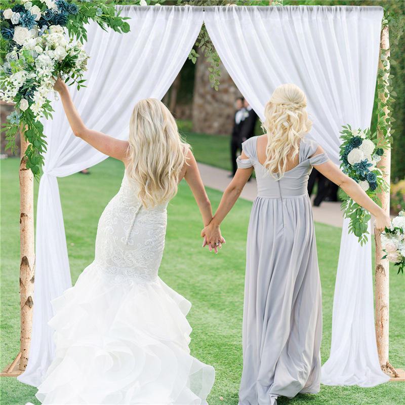 Luxury Solid Drapes Curtain Event Wedding Party Outdoor Decoration Backdrop Ceiling Drapes