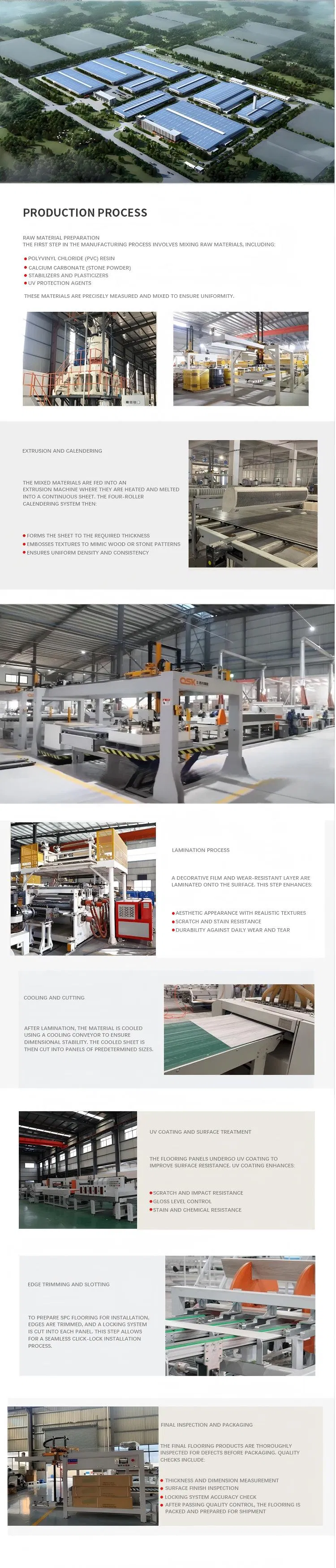 Wood Look Rigid Core Spc Click Flooring Vinyl Floor Covering