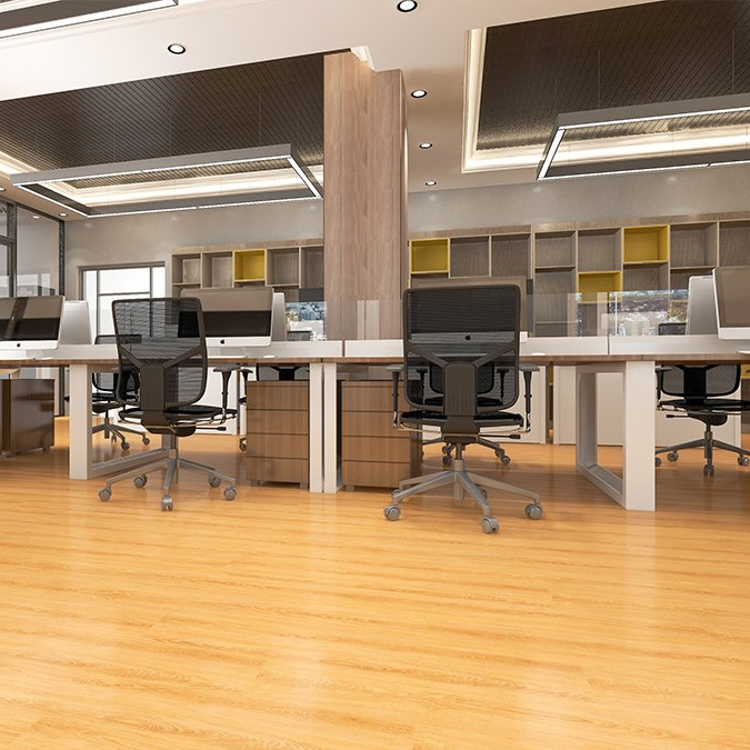 Easy Installation Lvt Dry Back PVC Vinyl Floor Tiles 4 mm PVC Vinyl Plank Floor Covering