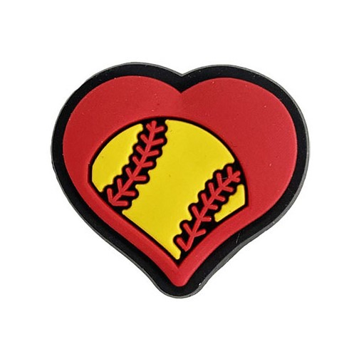 Small PVC Softball Decorative Case for Phone Accessories