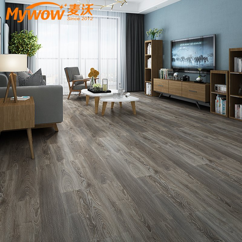 Shockproof Sxp Wood Grain Self-Adhesive Floor Covering