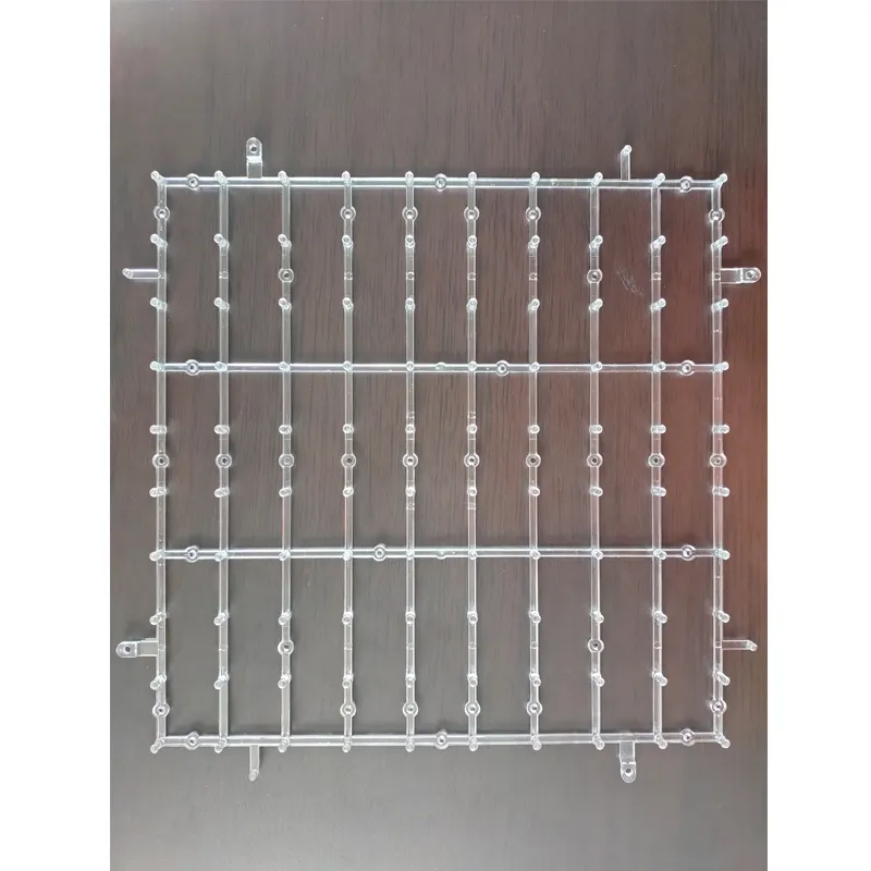 Transparent bottom plate