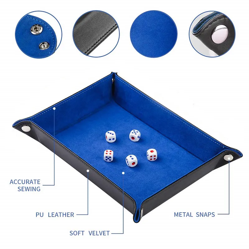 Leather Game Dice Bag View 1