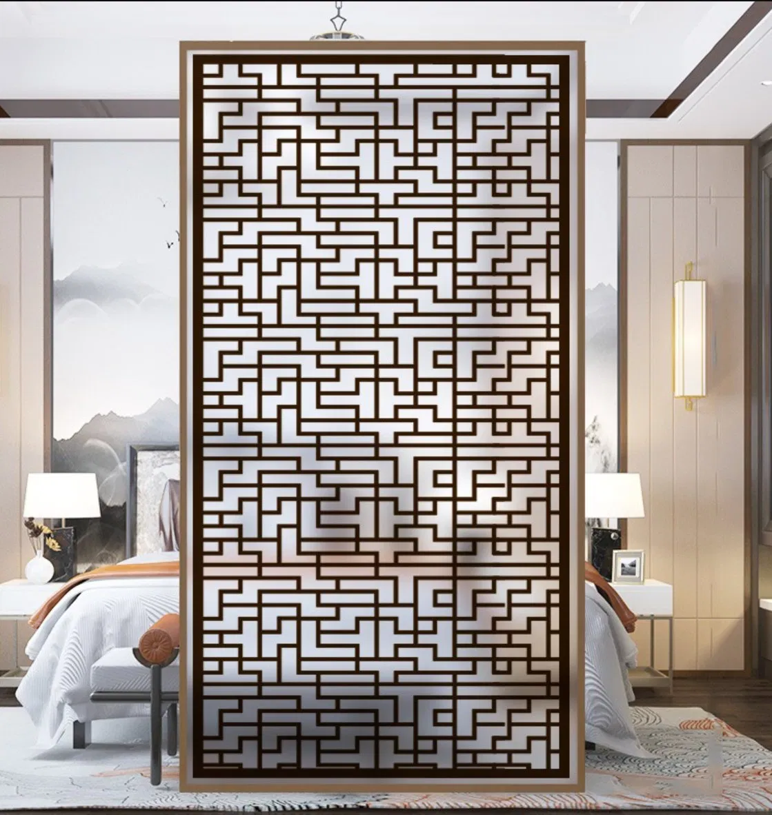 Versatile Stainless Steel Room Divider for Stylish Home Decoration