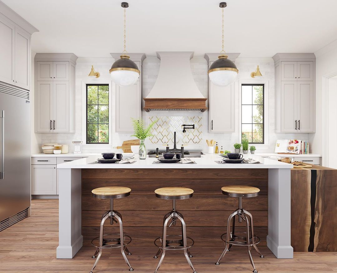 Cbmmart Smart Custom Top Quality Solid American Style Shaker Style Doors Kitchen Cabinets for Home and Kitchen