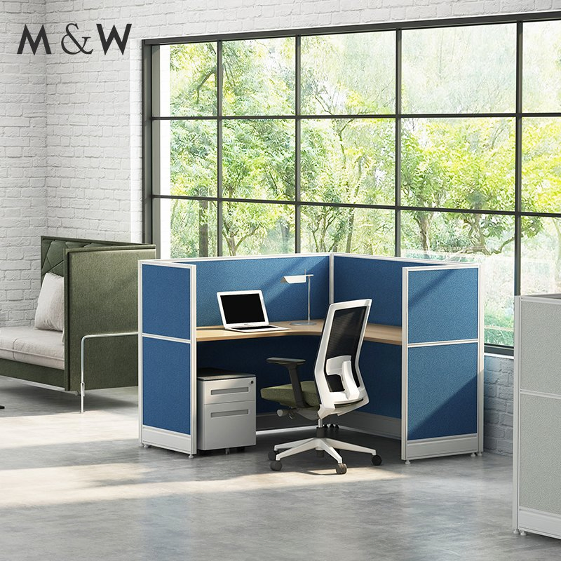 Wholesale Aluminium Textile Fabric Partition Workstation Office Furniture