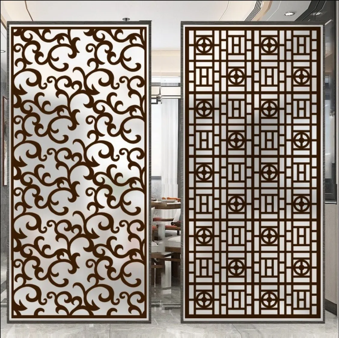 Versatile Stainless Steel Room Divider for Stylish Home Decoration