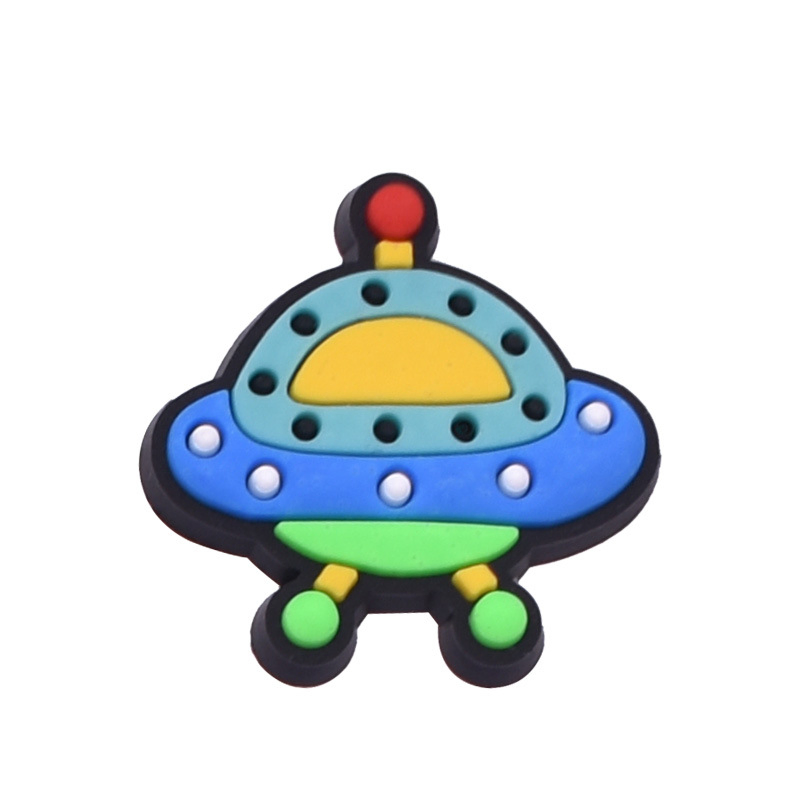 Strange Robot PVC Soft Rubber Shoes with Decorative Buckles, Hole Shoes, Shoe Flowers, Shoe Buckles, DIY Shoe Accessories Available in Stock on Amazon.