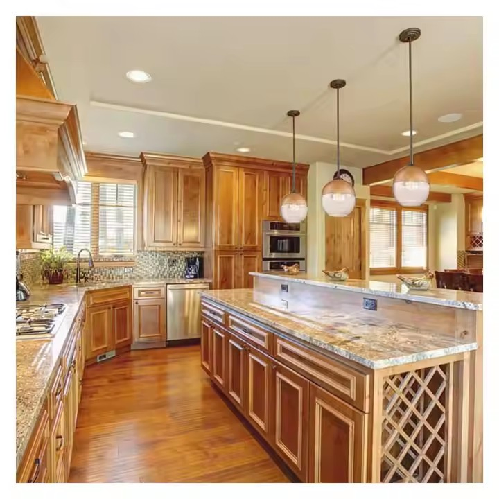 Foshan Kitchen-Pantry-Cabinets Modular Wooden Furniture Kitchen Smart Islands Cabinets Cozinha Units