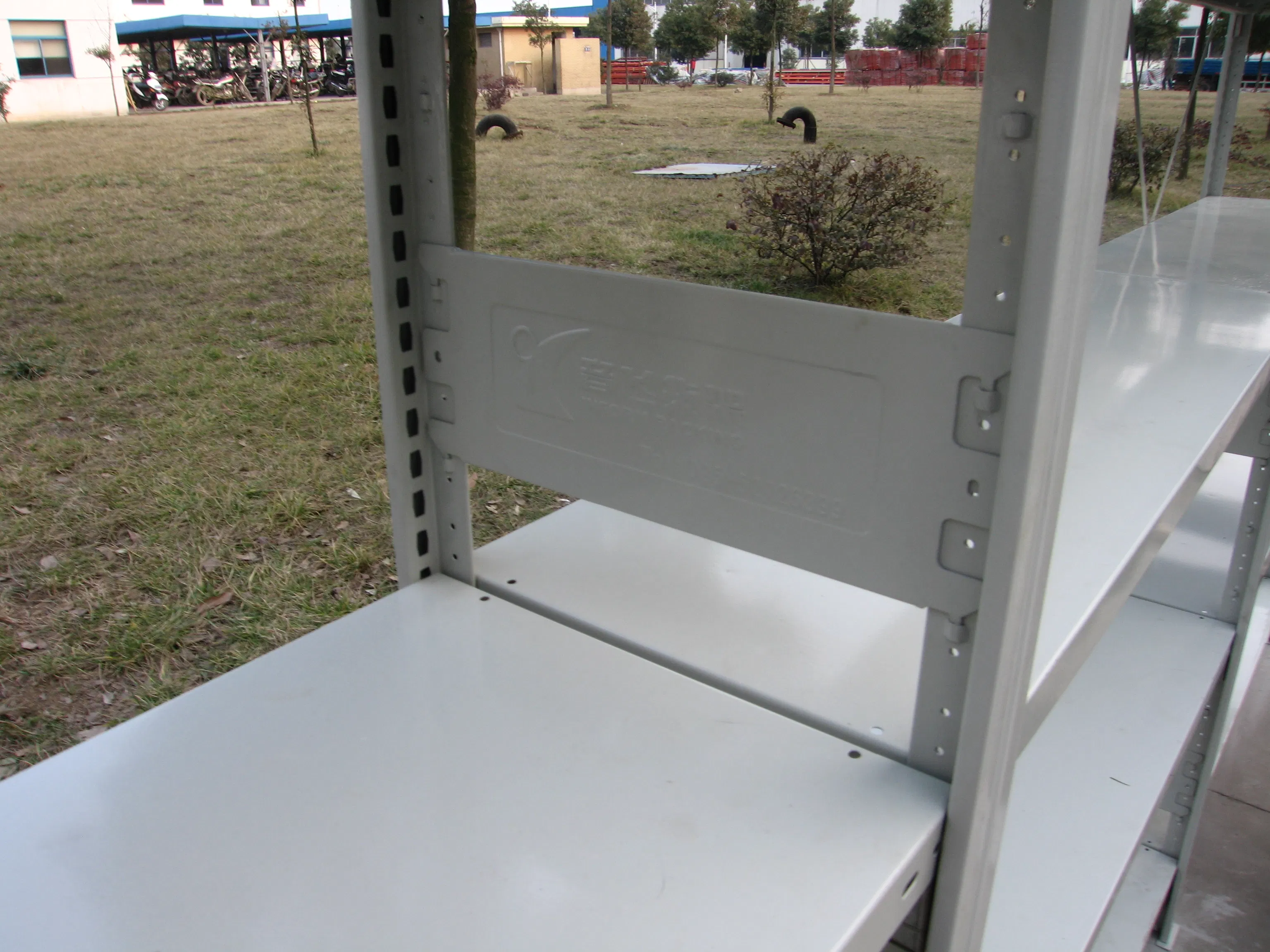 Warehouse Storage T Post Heavy Duty Display Shelving Units