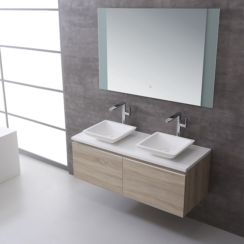 Chinese Factory Offer Customization Hot Selling Plywood Bathroom Cabinet Wash Basin Top Design Home Furniture