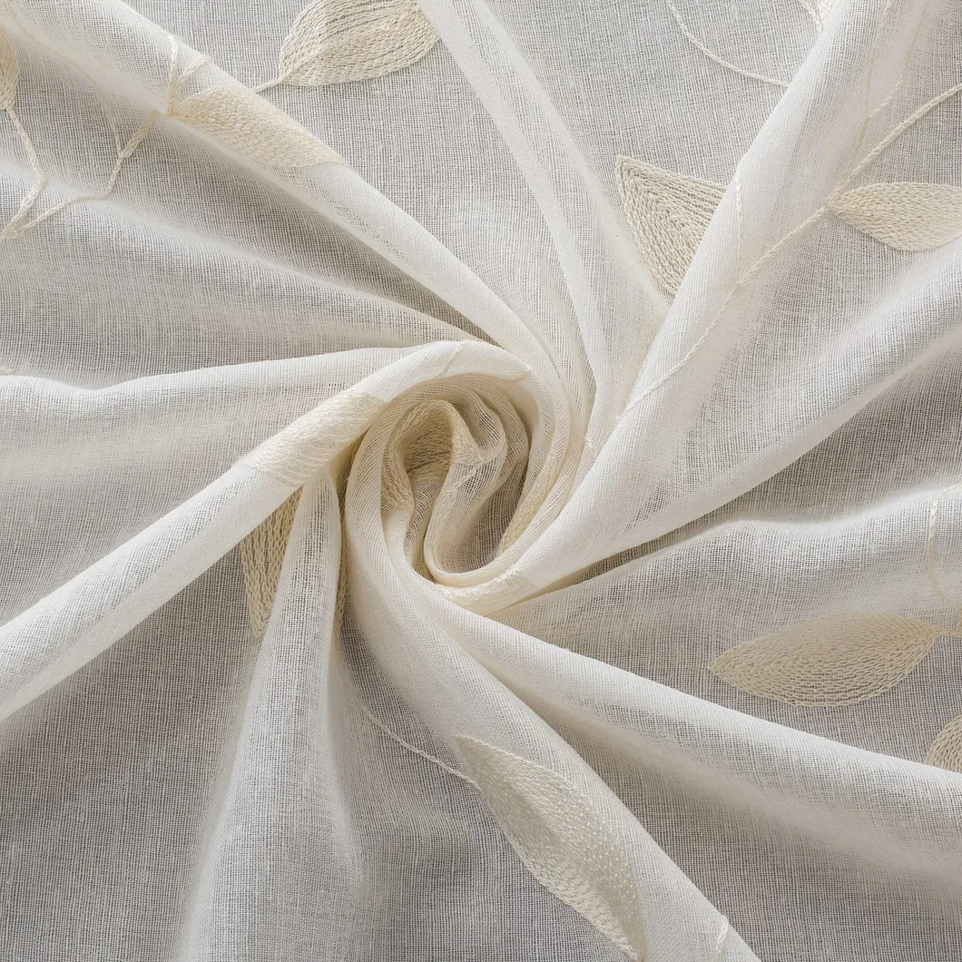 Leaf Sheer Curtains 3