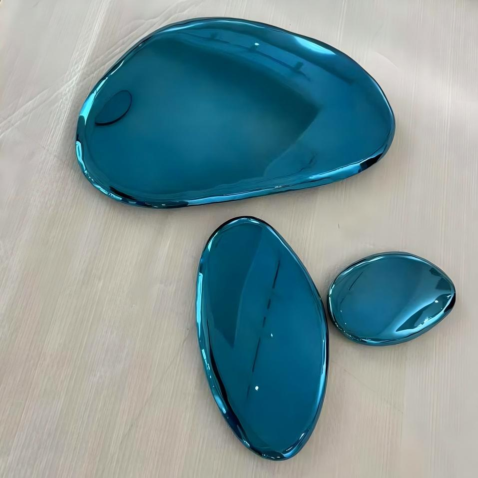 600mm 700m 800mm 1000mm 1200mm Metal Stainless Steel Decor Mirror Wall Decoration