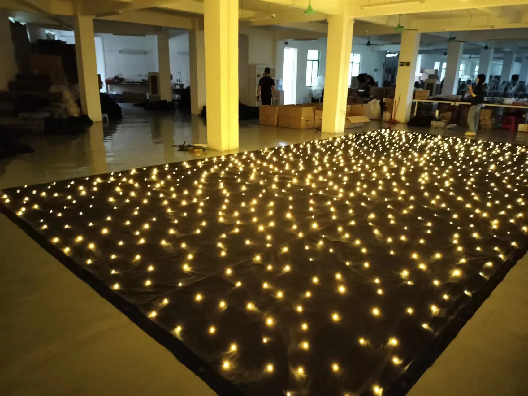 Most Polularr LED Drape Fairy Curtain Warm White LED Backdrop for Stage