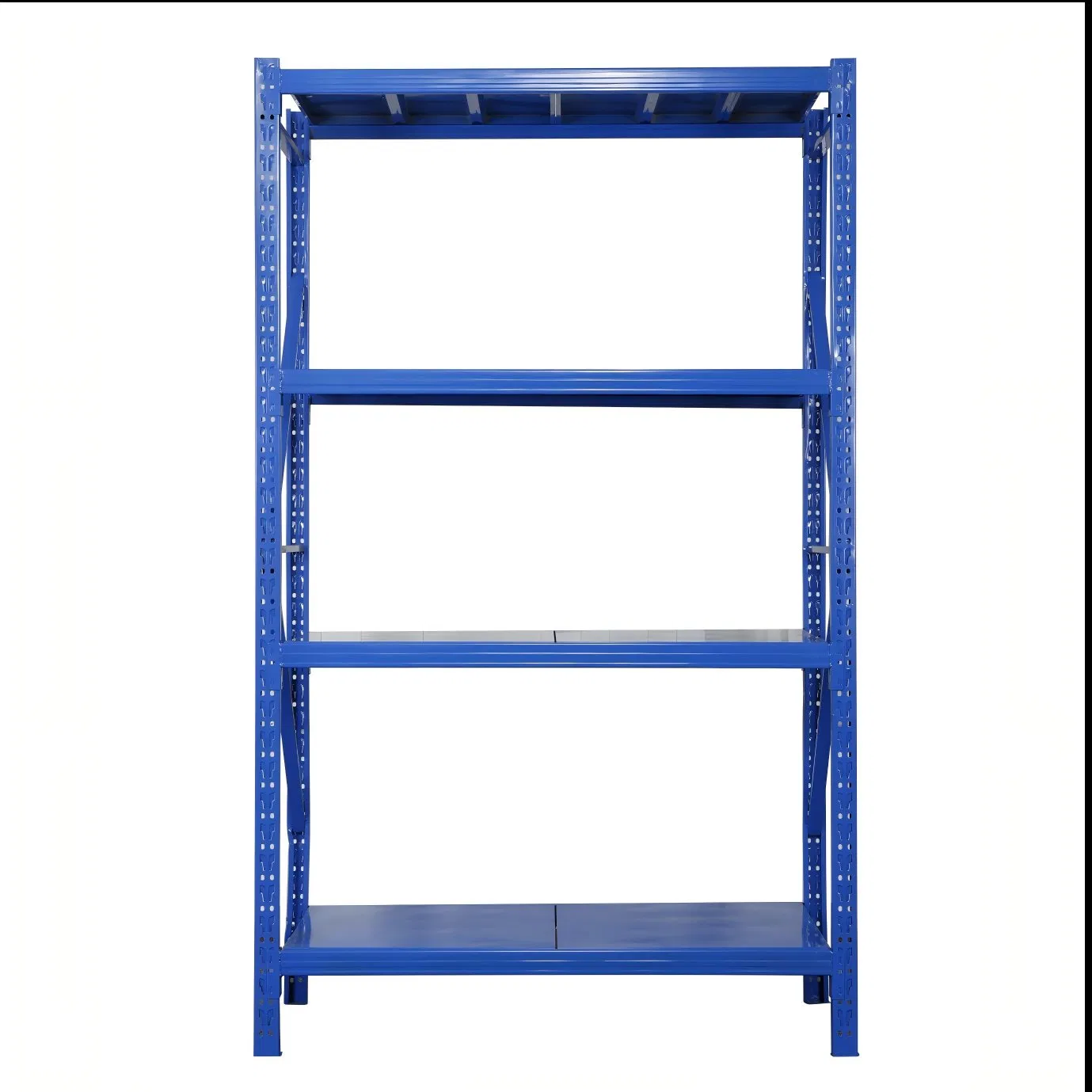 Heavy-Duty 5-Tier Metal Shelving Unit for Efficient Storage
