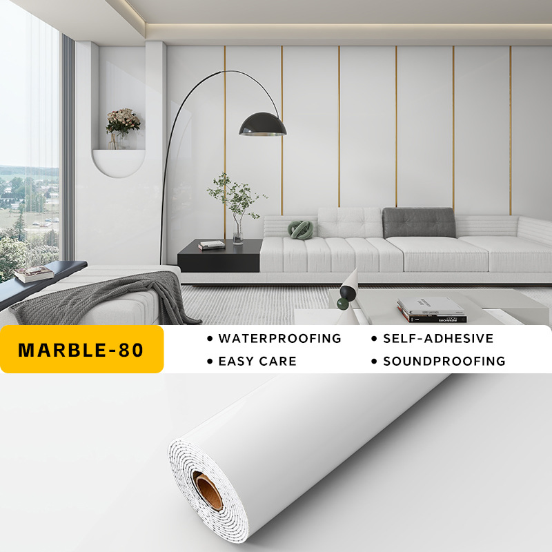Latest Wholesale Home Decor Interior Wall Decoration Marble Design Self Adhesive PVC Wallpaper for Stylish Wall