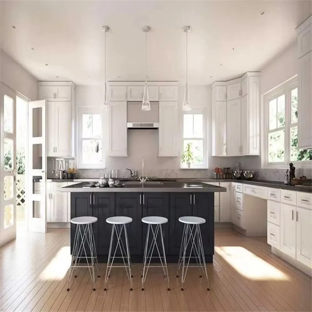 Modern Kitchen Furniture Design Kitchen Cabinet with Island