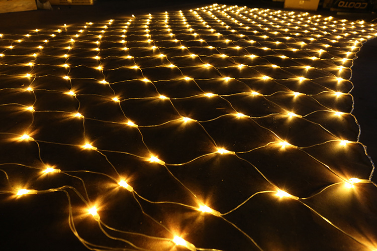 Wholesale 3m*2m+192L Europe Plug LED Christmas Home Decoration Net Curtain Light