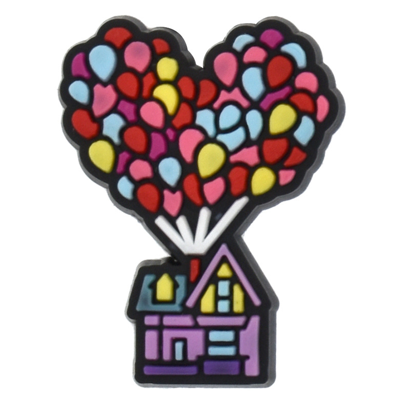 Outdoor Camping Holes Shoes Flower Shoe Buckles PVC Soft Rubber Decorative Buckles Amazon DIY Shoe Accessories in Stock Wholesale