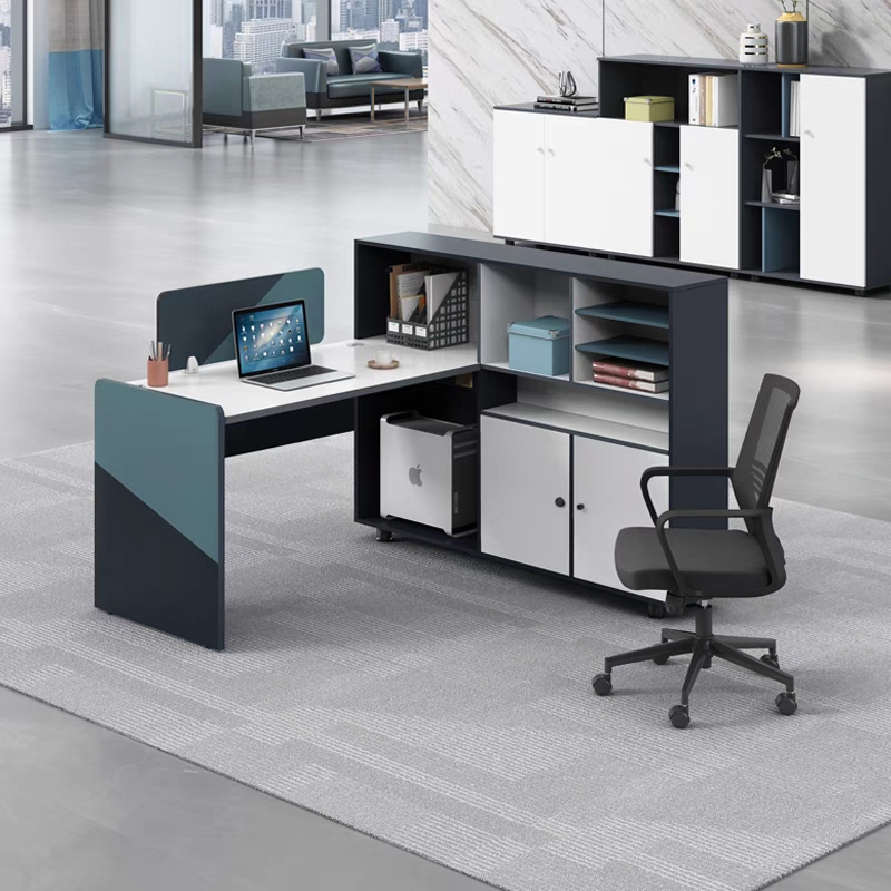 New Commercial Wooden Office Furniture Office Table Office Desk 6 Person Modern Office Partition (UL-231116)