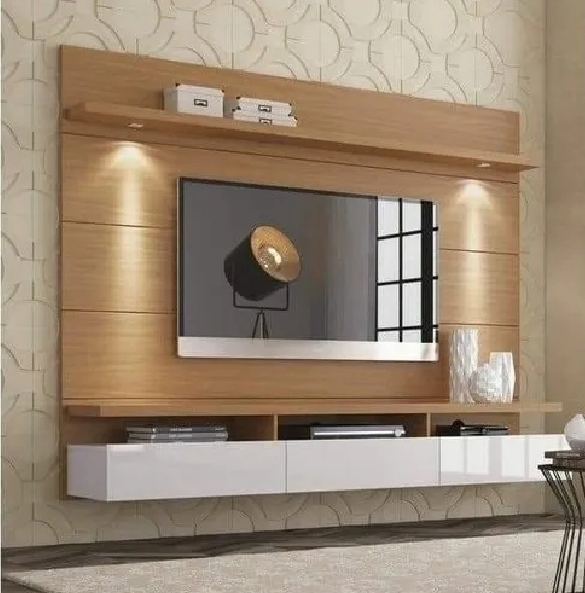 Wooden Hot Sell TV Cabinet Modern Design Living Room Furniture Wall Mounted Stand Luxury TV Unit