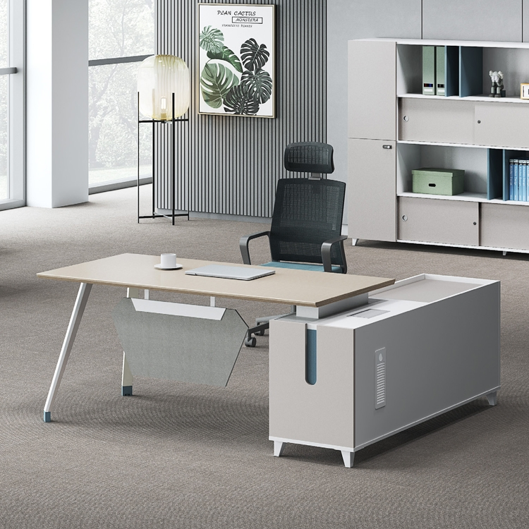 New Commercial Wooden Office Furniture Office Table Office Desk 6 Person Modern Office Partition (UL-231116)
