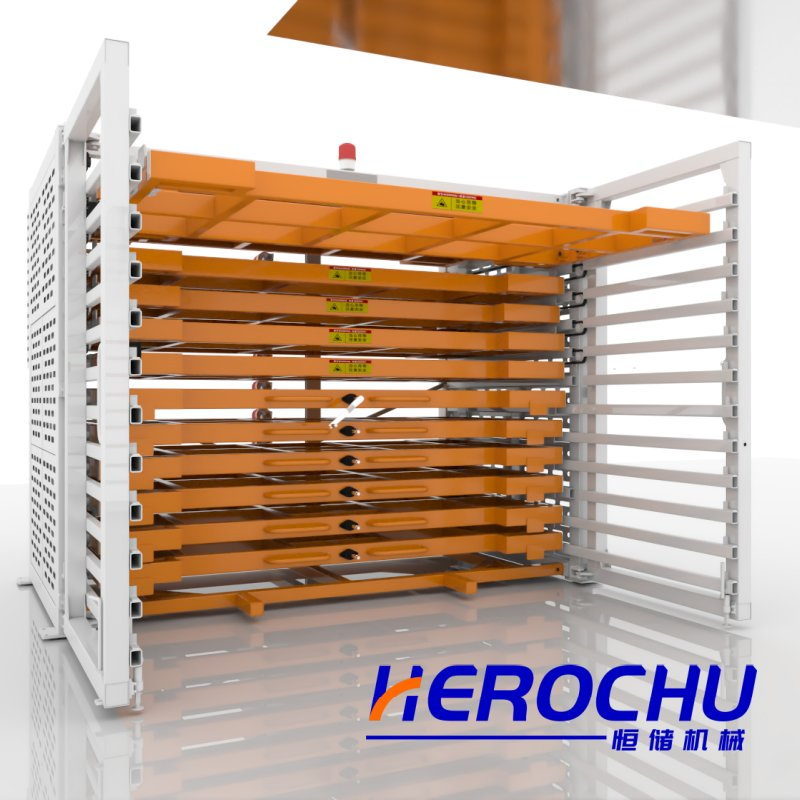Heavy-Duty Automatic Drawer Steel Panel Storage Shelving Unit
