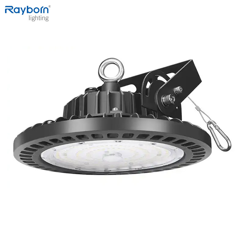 CE ETL SAA Warehouse Factory Gymnasium Workshop Indoor Industrial Fixtures UFO Lighting Sensor Dimmable 300W 250W 100W 120W 150W 200W LED High Bay Light