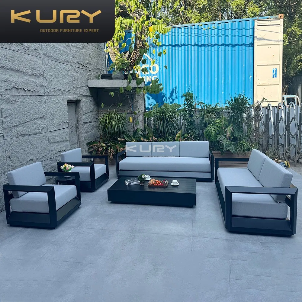 Modern Factory Outdoor Garden Furniture Handcraft Metal Garden Sofa Set Furniture