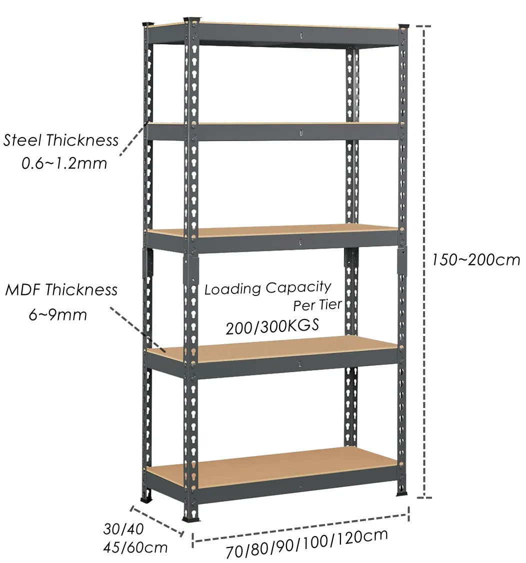 Steel 5 Tier Shelving Unit