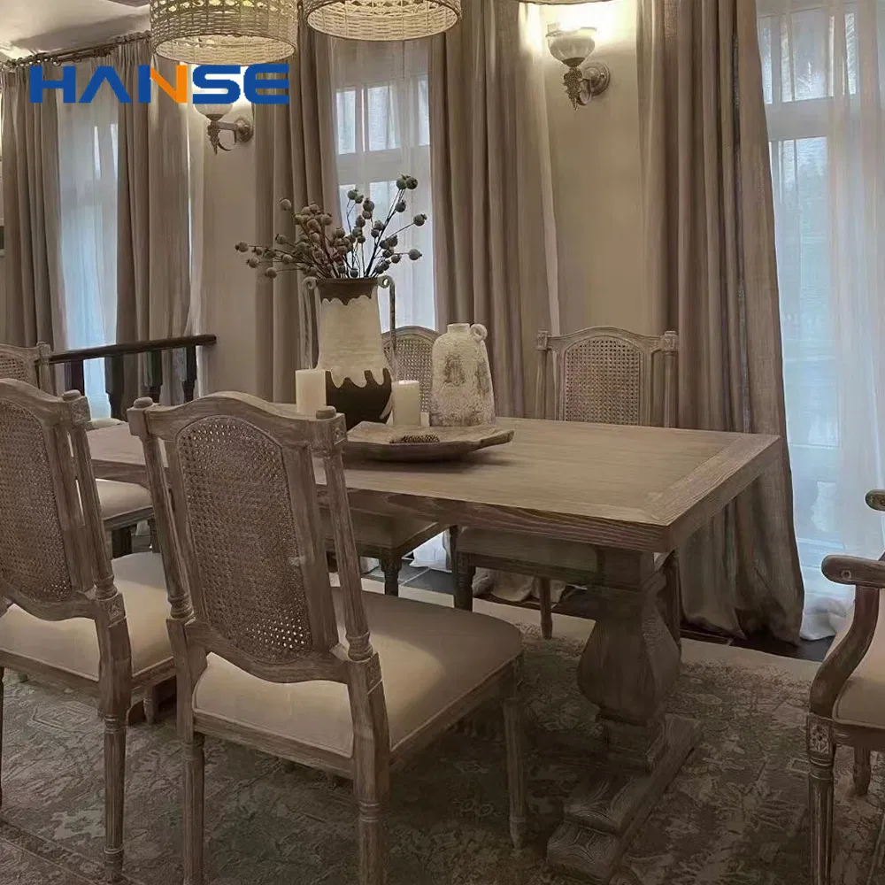 Top Luxury New Design Beach Villa Modern Dining Room Sets Chairs Table Furniture Luxury