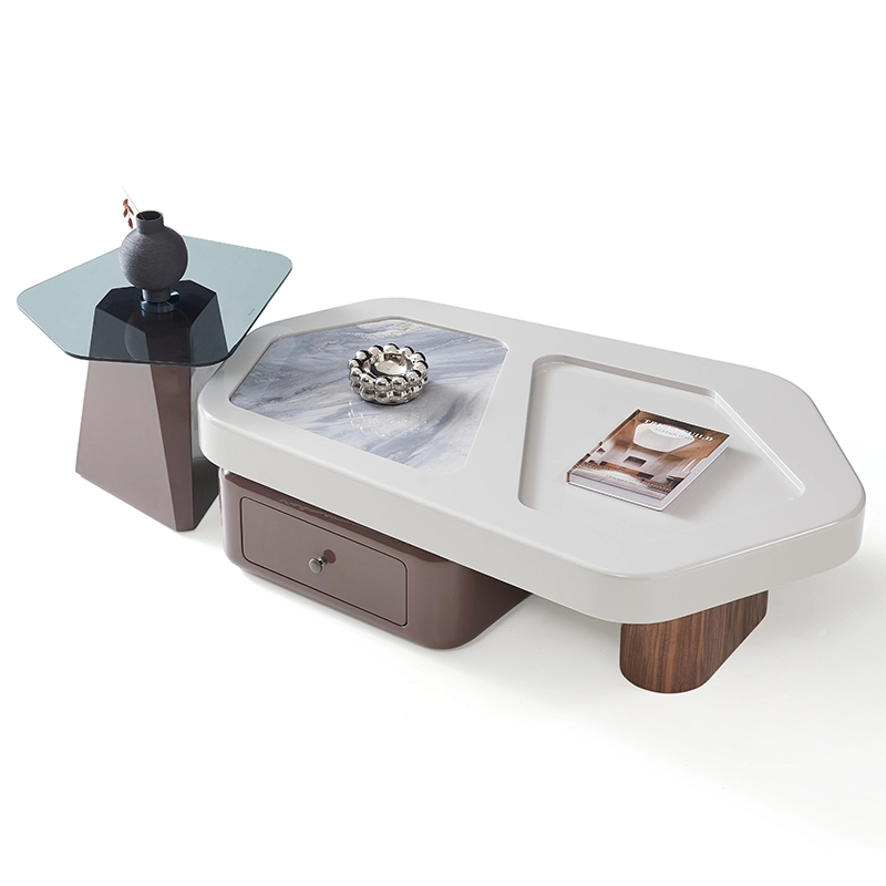 Unique Stainless Wooden Home Furniture Side Tea TV Stand Bed Room Furniture