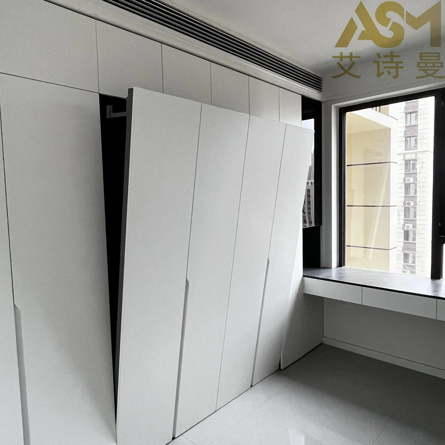 Smart Wholesale Tetris Horizontal Murphy Bed Ottoman Pump Trunk Mechanism Storage Bed Sofa Bed with Metal Bed Frame for Kid Home Bedroom Upholstered Bed Hotel