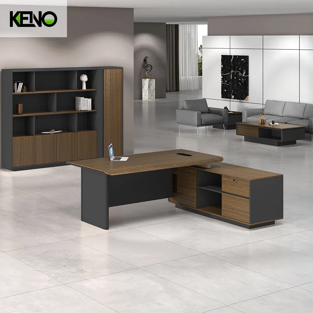 High Quality Foshan Modern Design PVC Laminate Luxury Executive Wooden Office Furniture