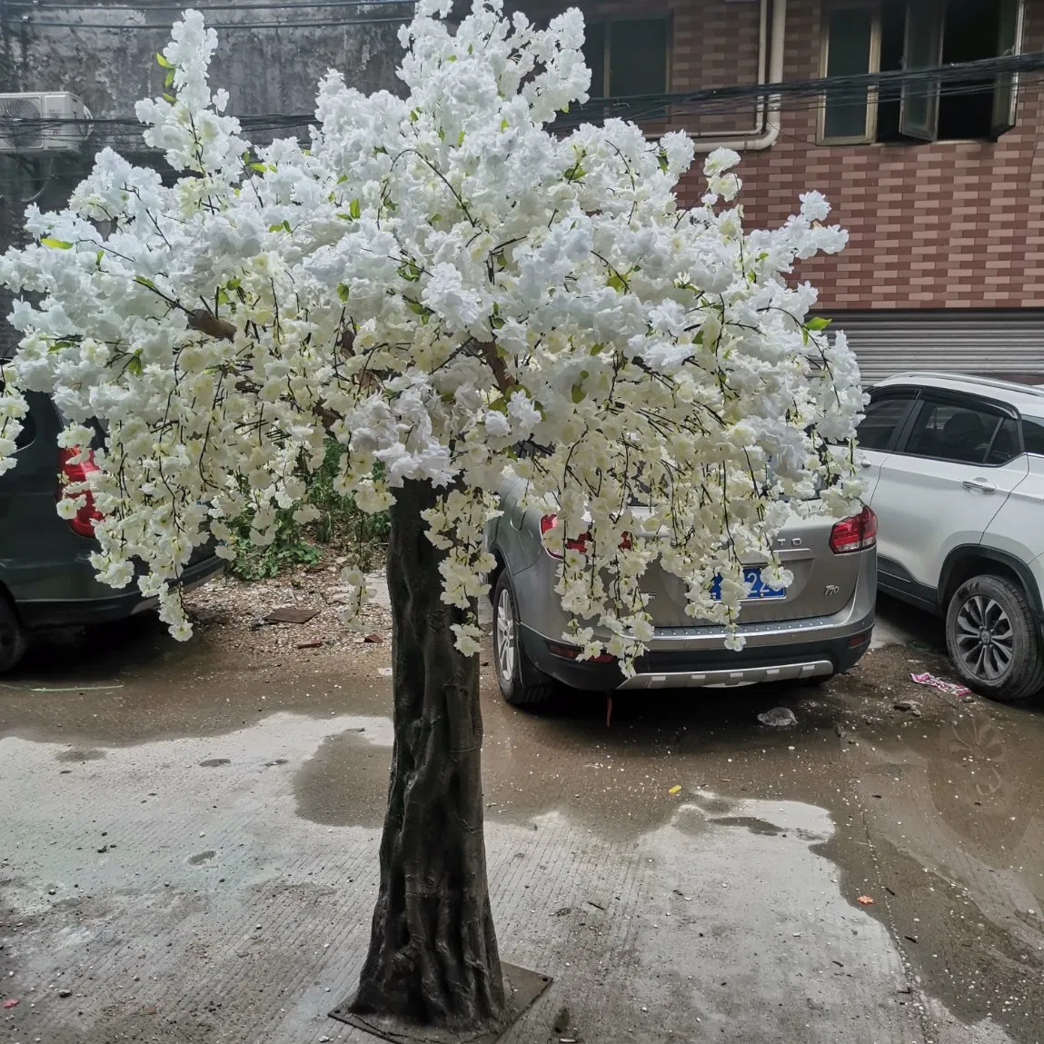 1.5m Artificial Cherry Blossom Tree Table Centerpiece for Wedding/Home Decor