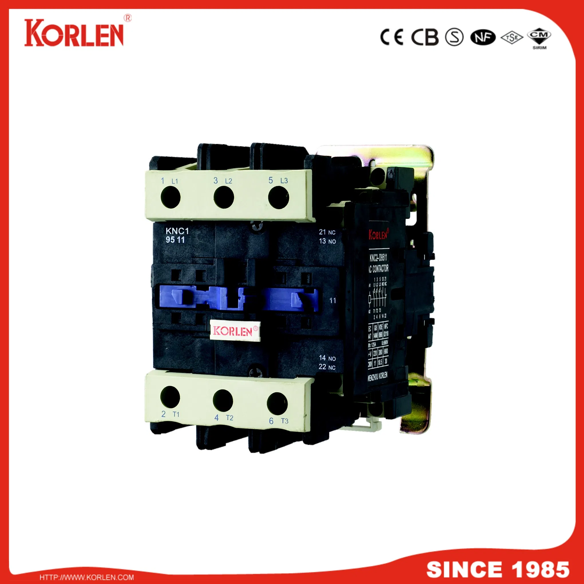 Cjx2 AC Contactor with Good Material IEC60947-4-1