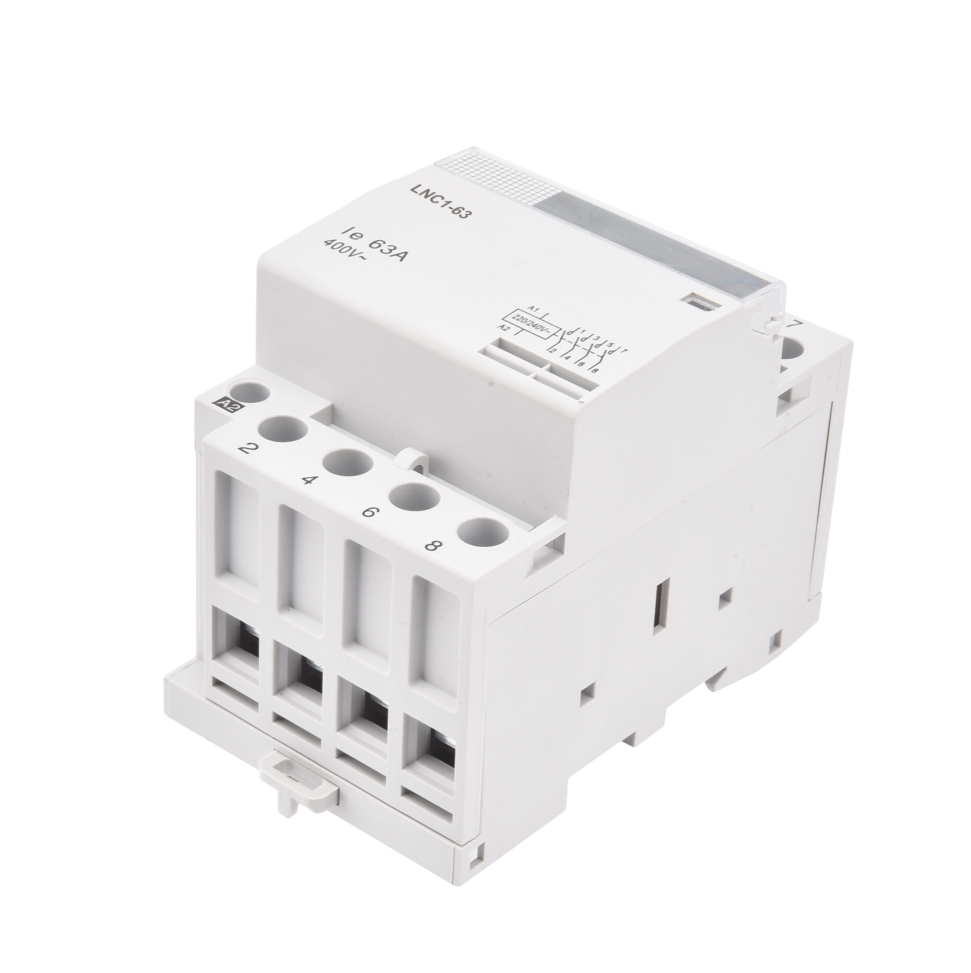 WNZJ LNC1 220V/230V 4P 63A Modular AC 50/60Hz Household Electrical Contactor With Din Rail Mounting Compact And Efficient