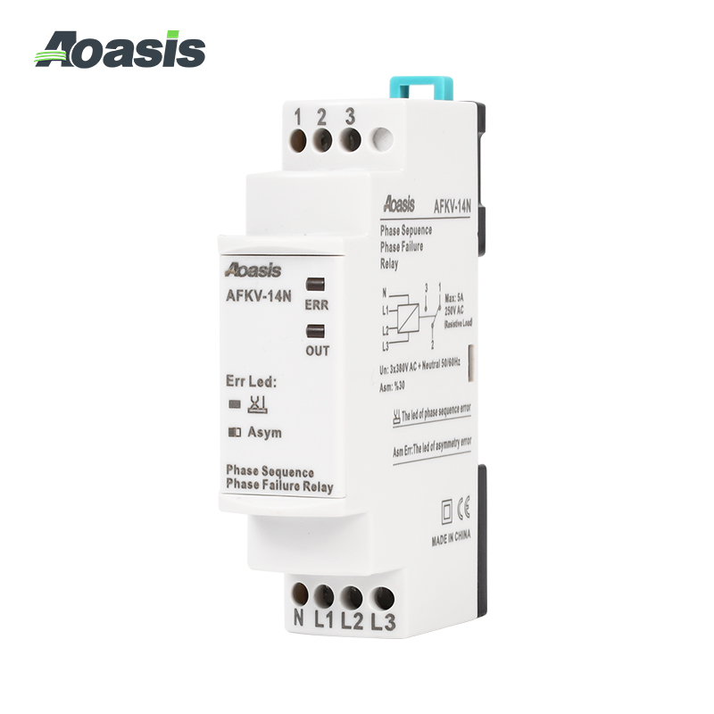 Good Quality FKV-14N 220V Multi-function Protector AFKV-14N Phase Sequence Phase Failure Relay With 0.2s Delay Time Function