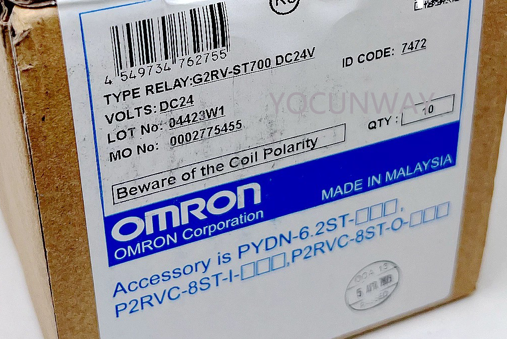 Authentic Original Genuine OMRON Solid State Relay G2RV-ST700 DC24 G2RV-SR500 DC24V G2RV-SR700 DC24V