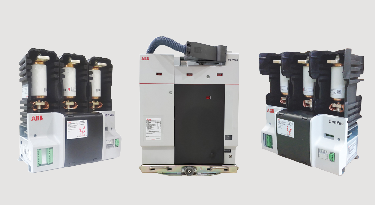 ABB ConVac vacuum contactors 7.2KV 400A AC/DC220-240V Fixed-type/draw-out 12KV 400A AC/DC110-125V vacuum contactors