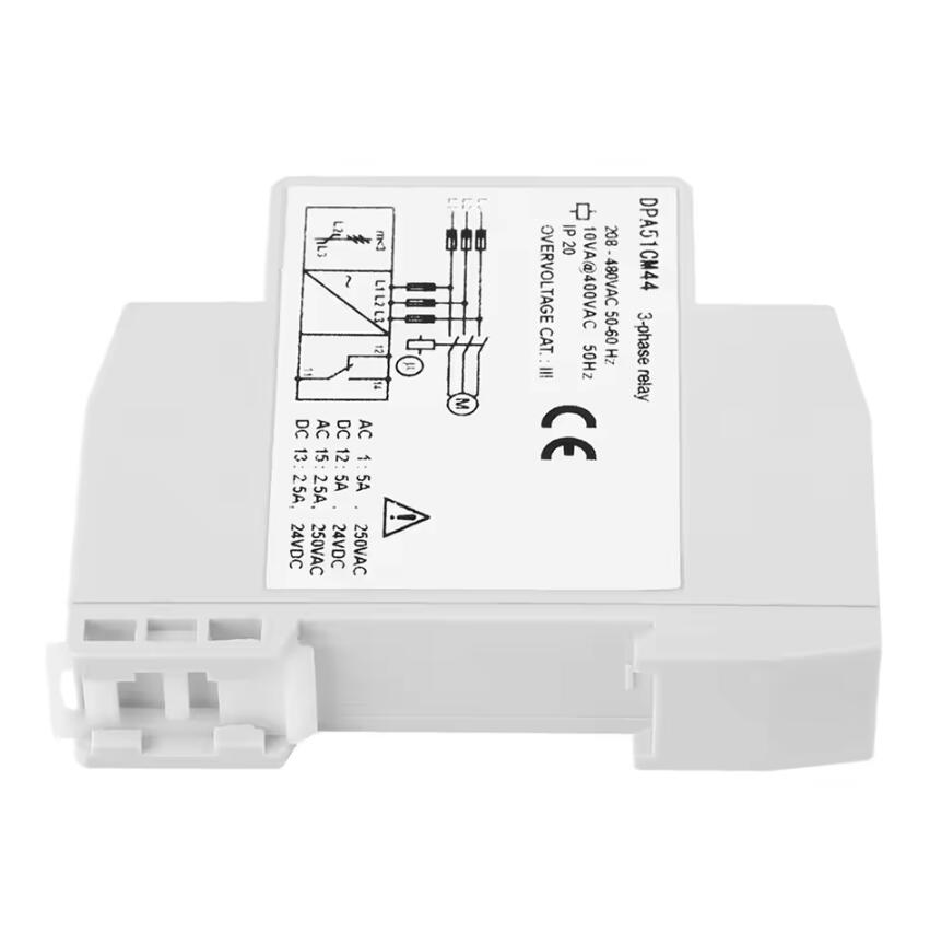 DPA51CM44 3P Phase Failure Relay Solid Phase Sequence Monitoring Relay