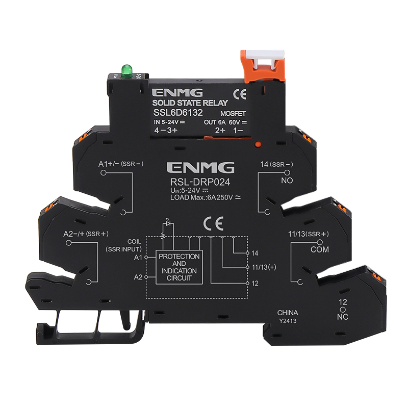 ENMG Ultra Thin Solid State Relay Module with Short Connecting Strip 24VDC Compatible