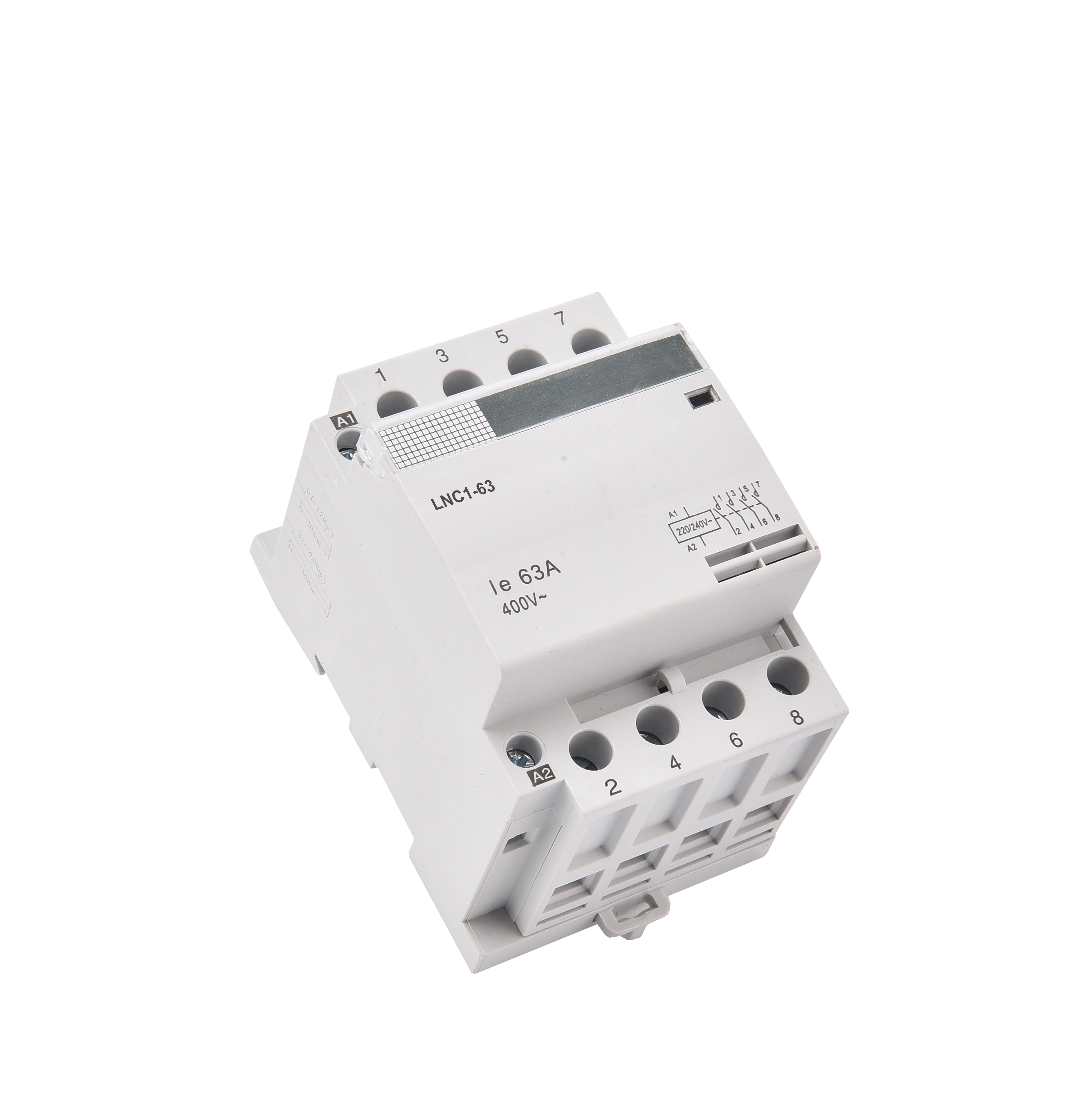 WNZJ LNC1 220V/230V 4P 63A Modular AC 50/60Hz Household Electrical Contactor With Din Rail Mounting Compact And Efficient