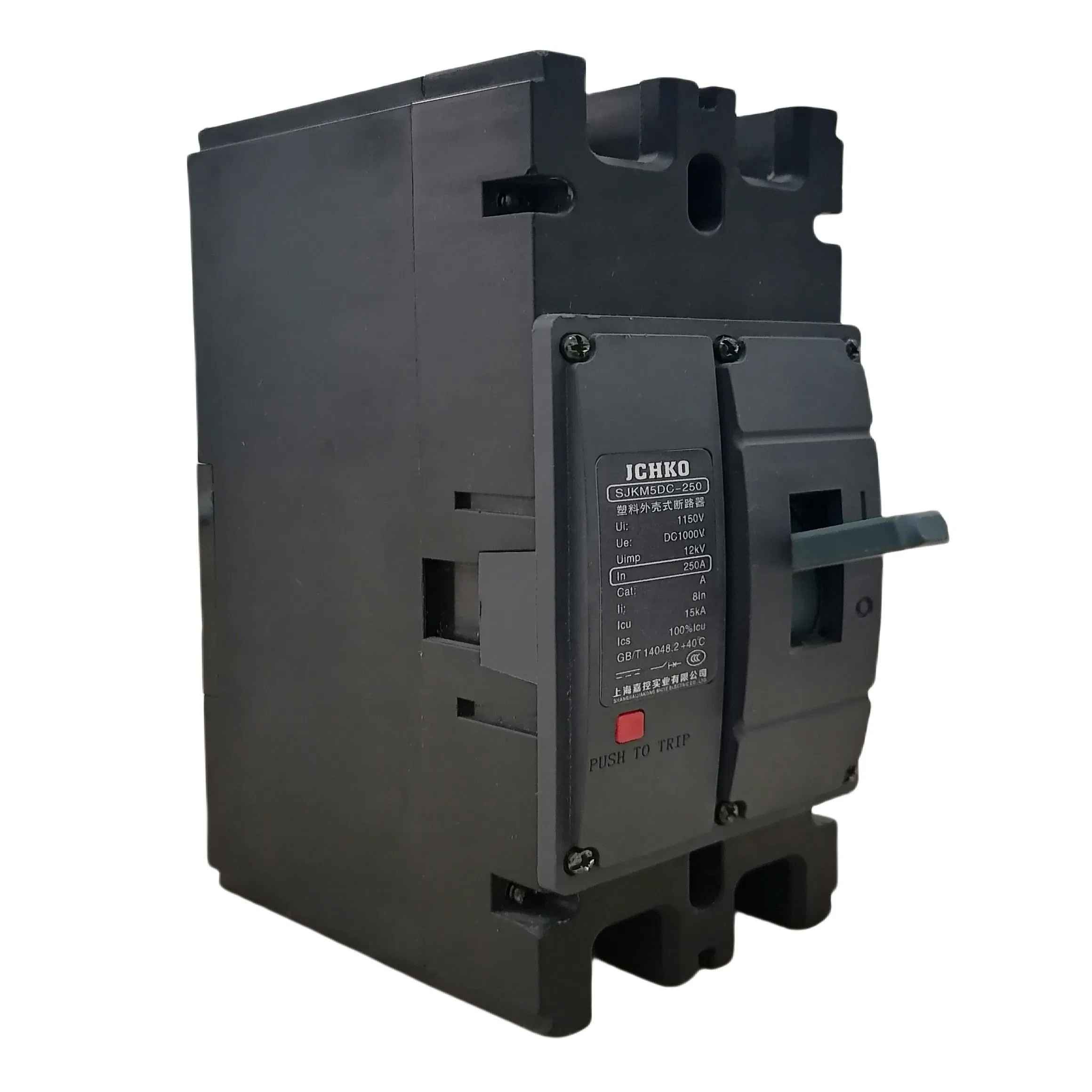 0272 Sjkm5 DC1500V 250A Direct Current Molded Case Circuit Breaker MCCB