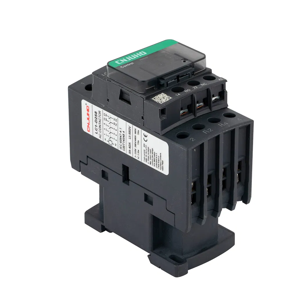 LC1D258M7 4P Magnetic AC Contactor with 2 NO and 2 NC