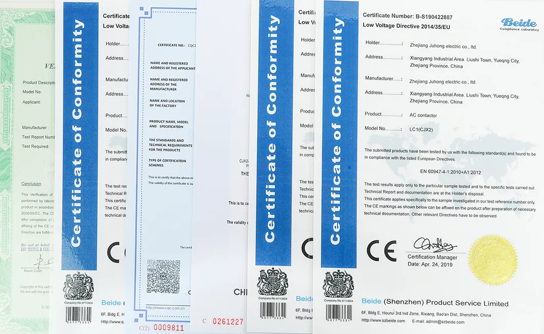 Certificates
