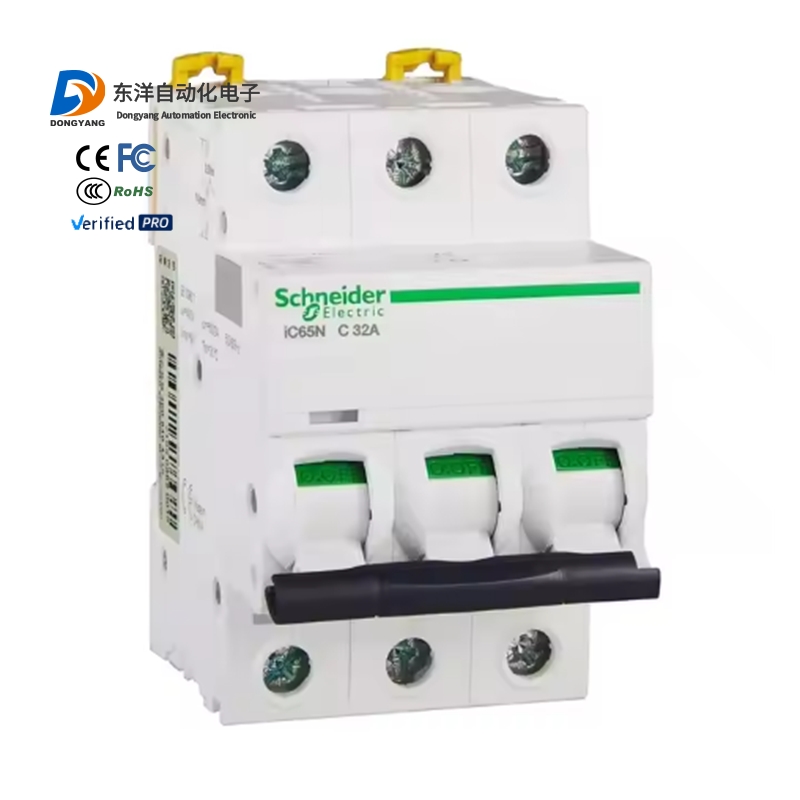 2024 Schneiders DC MCB Acti9 IC65N Series 3P 1A-63A 6kA 1000V Miniature Circuit Breaker